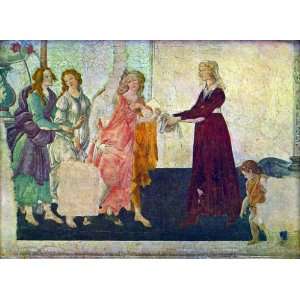  Giovanna degli Albizzi with Venus and the Graces by Botticelli 