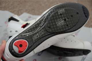 Sidi Ergo 2 cycling shoes 46 11.5 white carbon New  