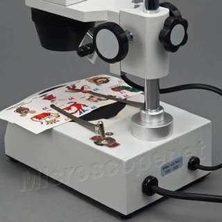 Binocular Stereo Microscope 20x 40x 80x USB Camera  