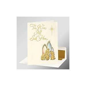  50 pcs   Wise Men Personalized Christmas Cards Health 