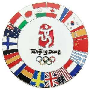  2008 Olympics Beijing Historical Flags Pin Sports 