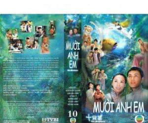Muoi (10) Anh Em, Tron Bo 10 Dvd, Phim HK 20 Tap Full Color Label 