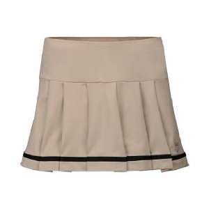  K SWISS Women`s Striped Pleat Tennis Skirt Sports 
