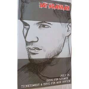  Jay Brannan Poster   Concert Flyer