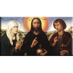  Braque Family Tryptich 30x16 Streched Canvas Art by Weyden 