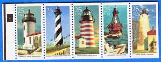 USPS Historic Lighthouse Unfolded #5 Booklet 2474a  