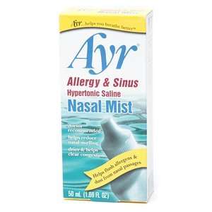  Ayr Allergy Sinus, Hypertonic Saline Nasal Mist 1.69 fl oz 