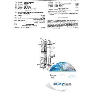  NEW Patent CD for ABRASIVE DISC AND METHOD OF MAKING IT 