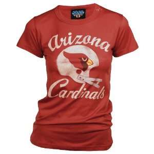 Arizona Cardinals Womens Retro Vintage T Shirt  Sports 