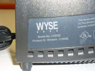 Wyse WinTerm Model X150se Thin Client Terminal 746320796062  