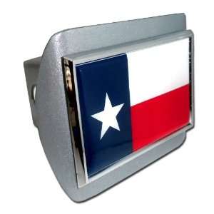  Lonestar State of Texas Brushed Silver with Chrome Red White 