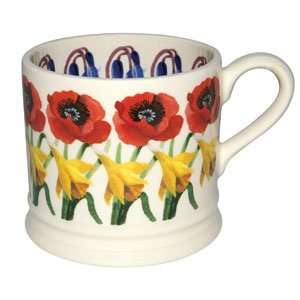  Emma Bridgewater Pottery National Gardens Flowers Baby Mug 