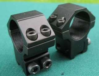   Accushot Medium Mounts for 25mm/1 Scope with 9 13mm Grooved Base Rail