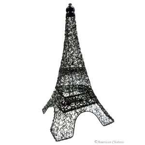  14 Wire Metal French Paris Eiffel Tower Candle Holder 