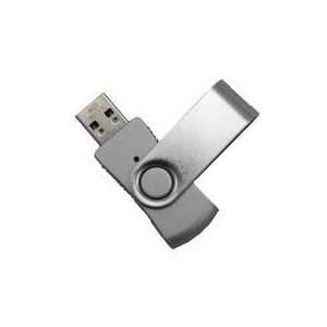  Super Talent RM Swivel 4GB USB2.0 Flash Drive (Silver 