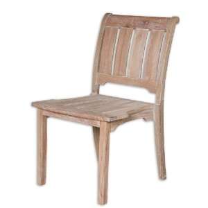   37.52 Selva, Armless Chair Nesting Chairs Made Of Solid Acacia Wood