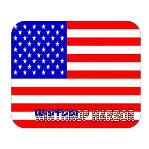  US Flag   Winthrop Harbor, Illinois (IL) Mouse Pad 