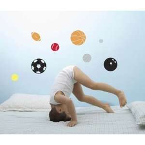  Forwalls Sports Balls Removable Wall Decal Stickers Baby