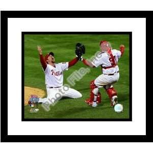 Brad Lidge & Carlos Ruiz Philadelphia Phillies MLB Framed 8x10 