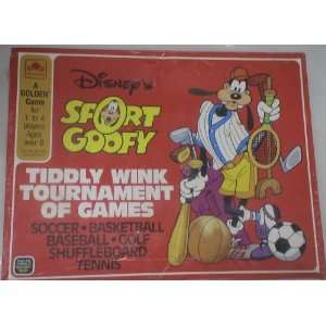    Vintage Disney Goofy Tiddly Wink Tournament of Games Toys & Games