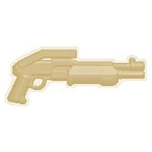  BrickArms 2.5 Scale LOOSE Weapon Combat Shotgun Tan Toys & Games