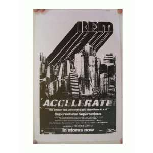  REM R.E.M. Poster Accelerate 