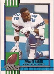 1990 Topps Traded #27T Emmitt Smith RC Cowboys HOF  