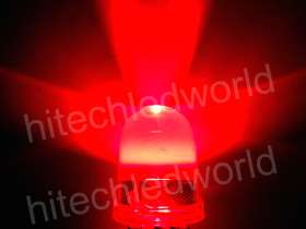 10p High Power 1W 10mm Red LED Lamp Light 280,000mcd  