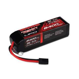 Traxxas 2878 25C 11.1V 3S 3 Cell 8400mAh LipoBattE Revo,SLH4x4 