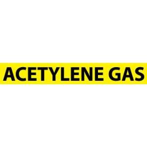  PIPE MARKERS ACETYLENE GAS 1X9 1/2 CAPHEIGHT VINYL
