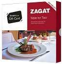 Product Image. Title Zagat Table for Two Gift Card   New York Edition