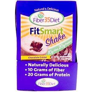 FitSmart Shake, Chocolate Creme, 8 1.6 oz (44 g) Packets, From Renew 