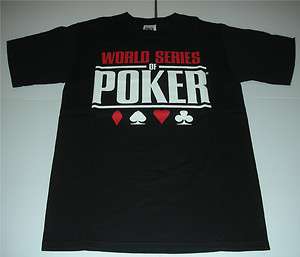 New World Series of Poker WSOP World Series of Poker T Shirt Small 