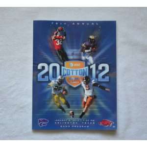 2012 Cotton Bowl Bowl Program   Arkansas Razorbacks vs Kansas State 