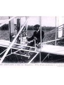 Orville Wright Biplane Giclee Poster Print, 32x44  