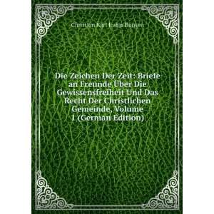   , Volume 1 (German Edition) Christian Karl Josias Bunsen Books