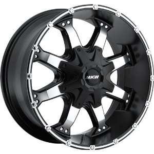  20x9 MKW M83 (Satin Black w/ Machined Face) Wheels/Rims 