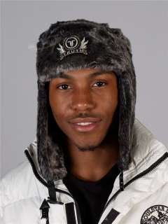 NEW MENS BOYS CASUAL WINTER WOOL FAUX FUR TRAPPER HAT ONE SIZE 