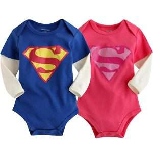 NWT Newborn & Babys Cute Bodysuit Super Baby   