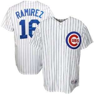  MLB Majestic Chicago Cubs #16 Aramis Ramirez White 