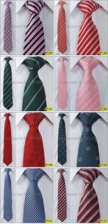 Wholesale 3 PCS 100% Wove Silk Mens Necktie 3 Wide Tie  