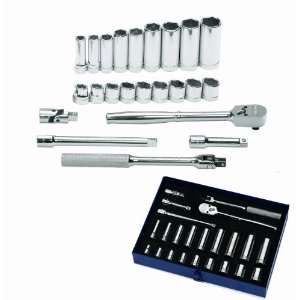   Williams WSB 23HFTB 23 Piece 3/8 Inch Drive Socket and Drive Tool Set