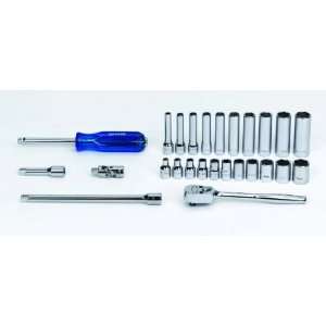   JH Williams WSM 26HF 26 Piece 1/4 Inch Drive Socket and Drive Tool Set