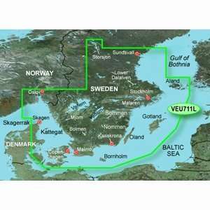  Garmin VEU711L   Sweden South   SD Card GPS & Navigation