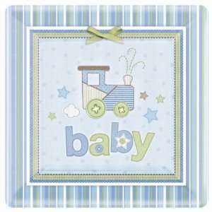  Carters Baby Boy Square Dinner Plates (8 count 