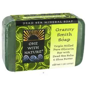  One With Nature Dead Sea Mineral Granny Smith Glycerin Bar 
