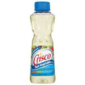 Crisco Pure Vegetable Oil 16 oz (Pack of 12)  Grocery 