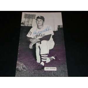  Hoyt Wilhelm Auto Signed JD McCarthy Postcard JSA N   MLB 