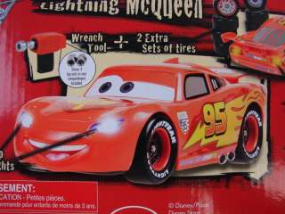   Lightning McQueen Tire Changing World Grand Prix Light Up Racing