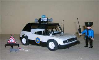 Playmobil 3149 POLICE CAR, OFFICER & ACCESSORIES   Vintage, Complete 
